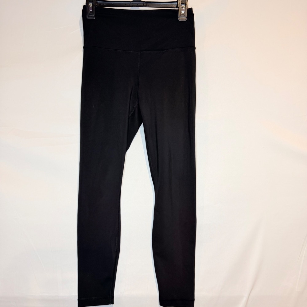 90 Degree by Reflex Women Black High Rise Zipper Pocket Leggings Small RN 144527